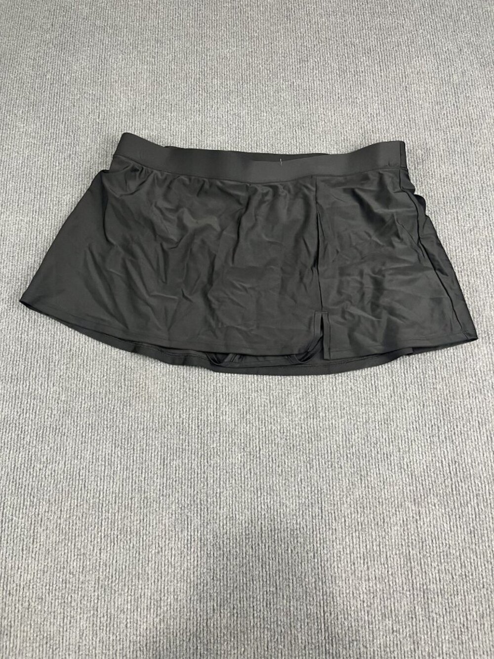 Shade & Shore Black Swim Skort Womens L (12-14)